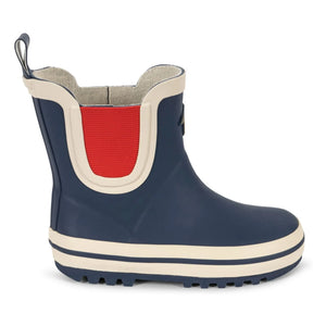 Konges Sløjd - Regenstiefel mit Farbblock King Lime | Dunkelblau
