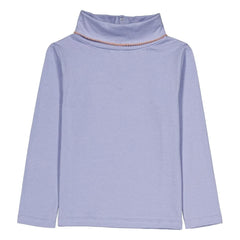Hello Simone - Twiggy organik pamuklu balıkçı yaka, tek renk | Lavanta