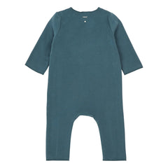 Gray Label - Uzun kollu organik pamuklu pijama | Peacock blue