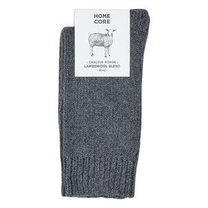 Homecore - Laine-Rustique çoraplar | Kömür grisi