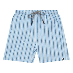 Finger in the nose - Freeboy Striped Swim Shorts | Blue