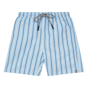 Finger in the nose - Freeboy Striped Swim Shorts | Blue
