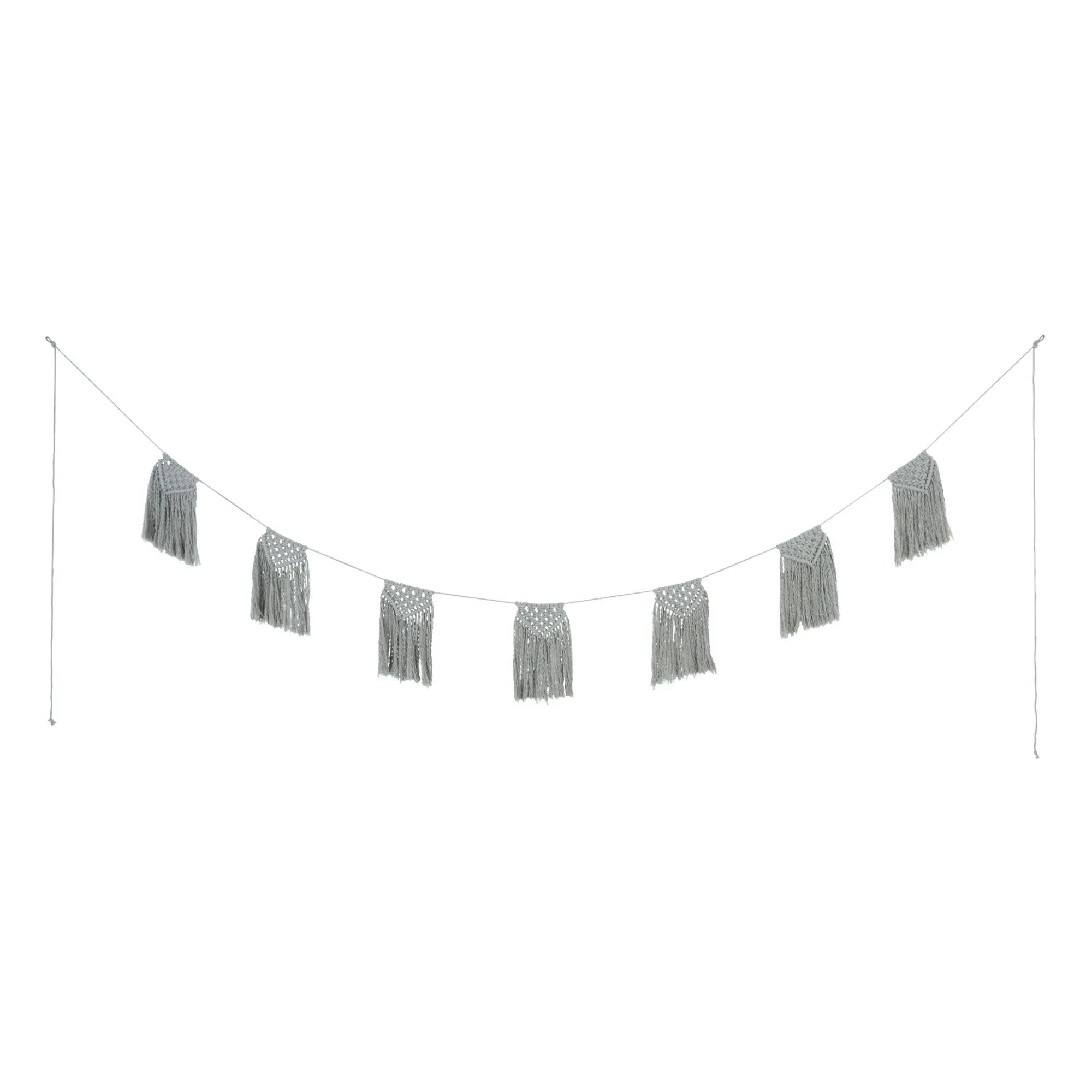 Numero 74 - Macrame Decorative Chain | Silver S034