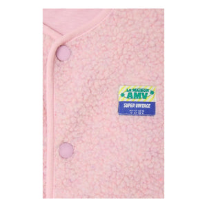 American Vintage - Sherpa Hoktown Sleeveless Jacket | Pale Pink