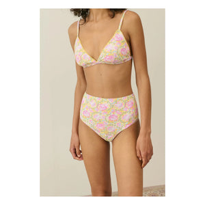 Louise Misha – Vasalia Bikini-Top aus recycelten Fasern – Damenkollektion | Gelb