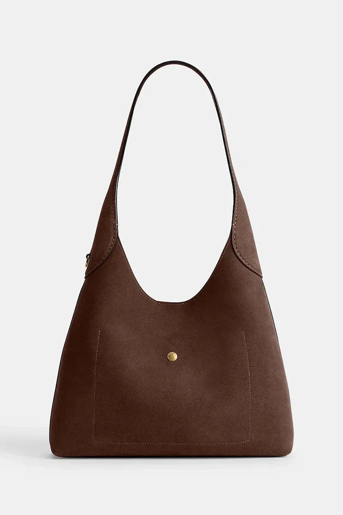 Coach Kadın Süet Brooklyn Shoulder Bag 28