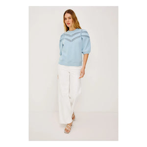 Rails – bestickter Adria-Pullover | Blau