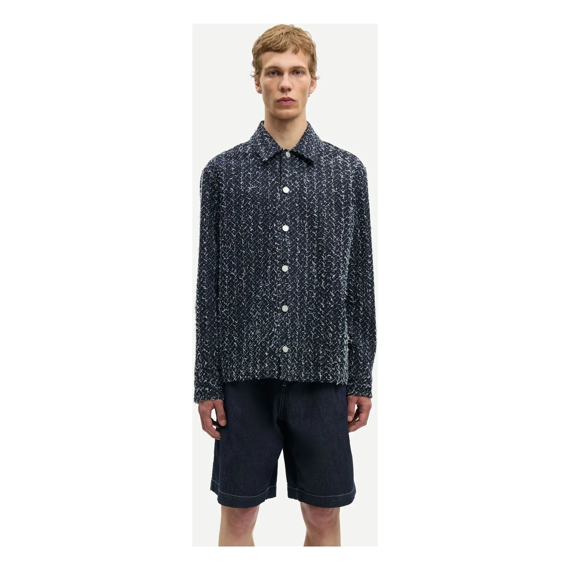 Samsoe Samsoe - Sacastor Cotton Overshirt | Dark Grey