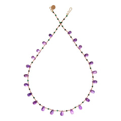 Ivarene - Youngtown Drops & Beads kolye | Ametist
