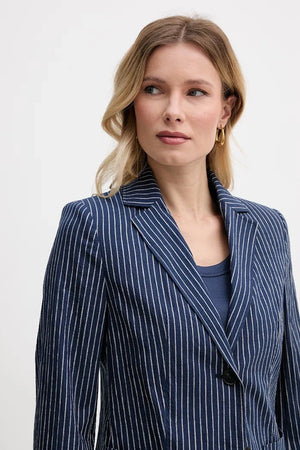 Weekend Max Mara tek düğmeli kadın ceket pamuklu ALETTA