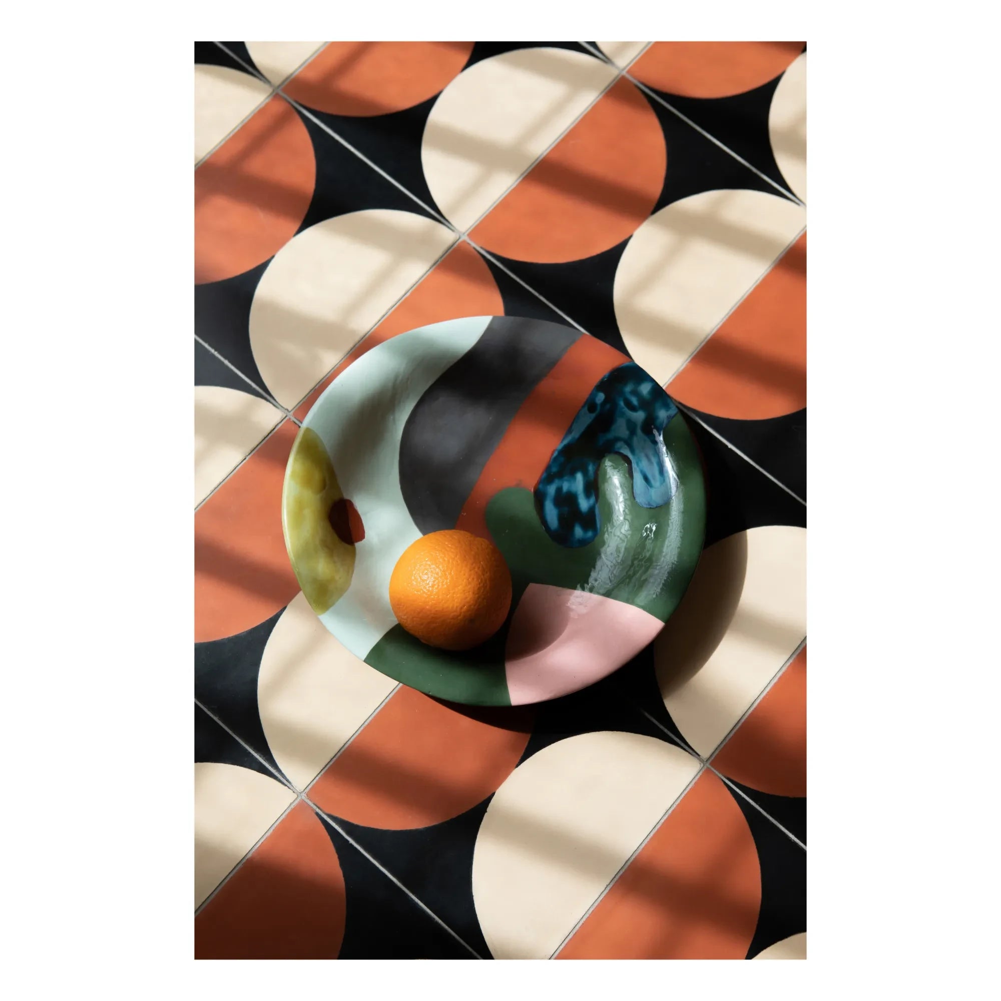 Rosi Mistou - Terracotta Salad Bowl | Navy Blue