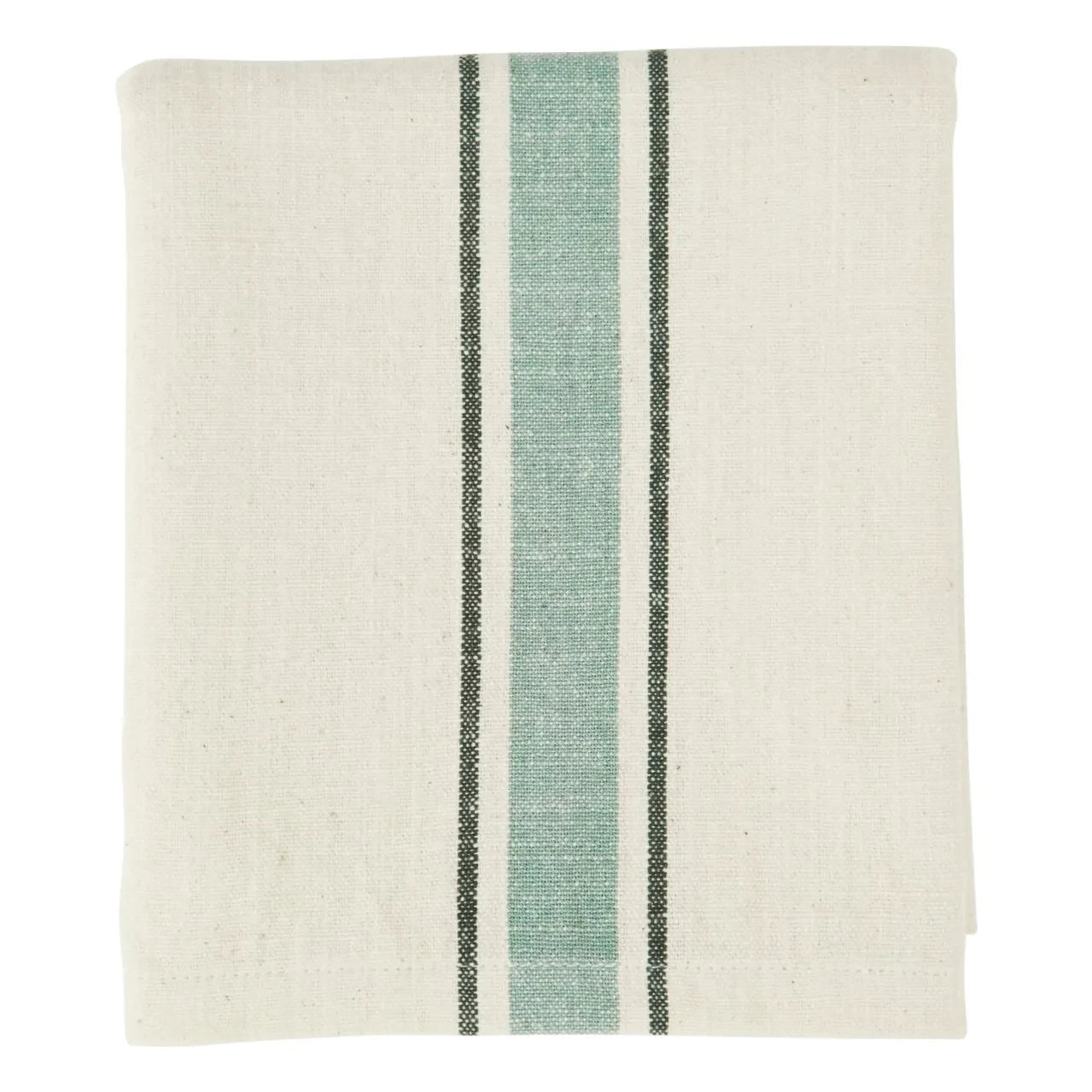 Madame Stoltz - Striped kitchen towel | Ecru