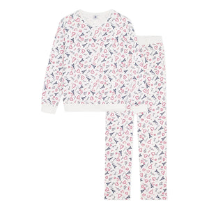 Petit Bateau - Pyjamas Paris | Weiß