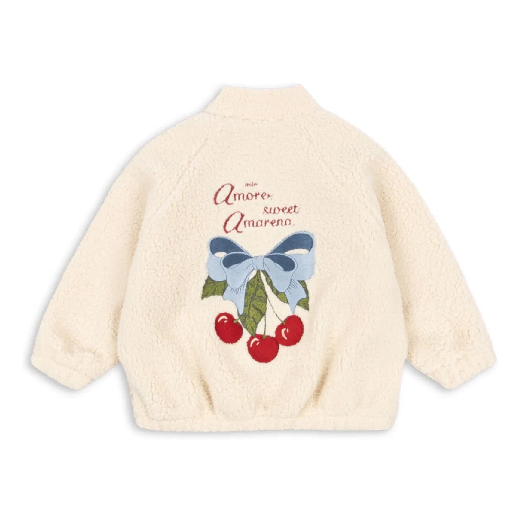 Konges Sløjd - Jazz Sherpa Jacke Cherry recycelte Fasern | Creme