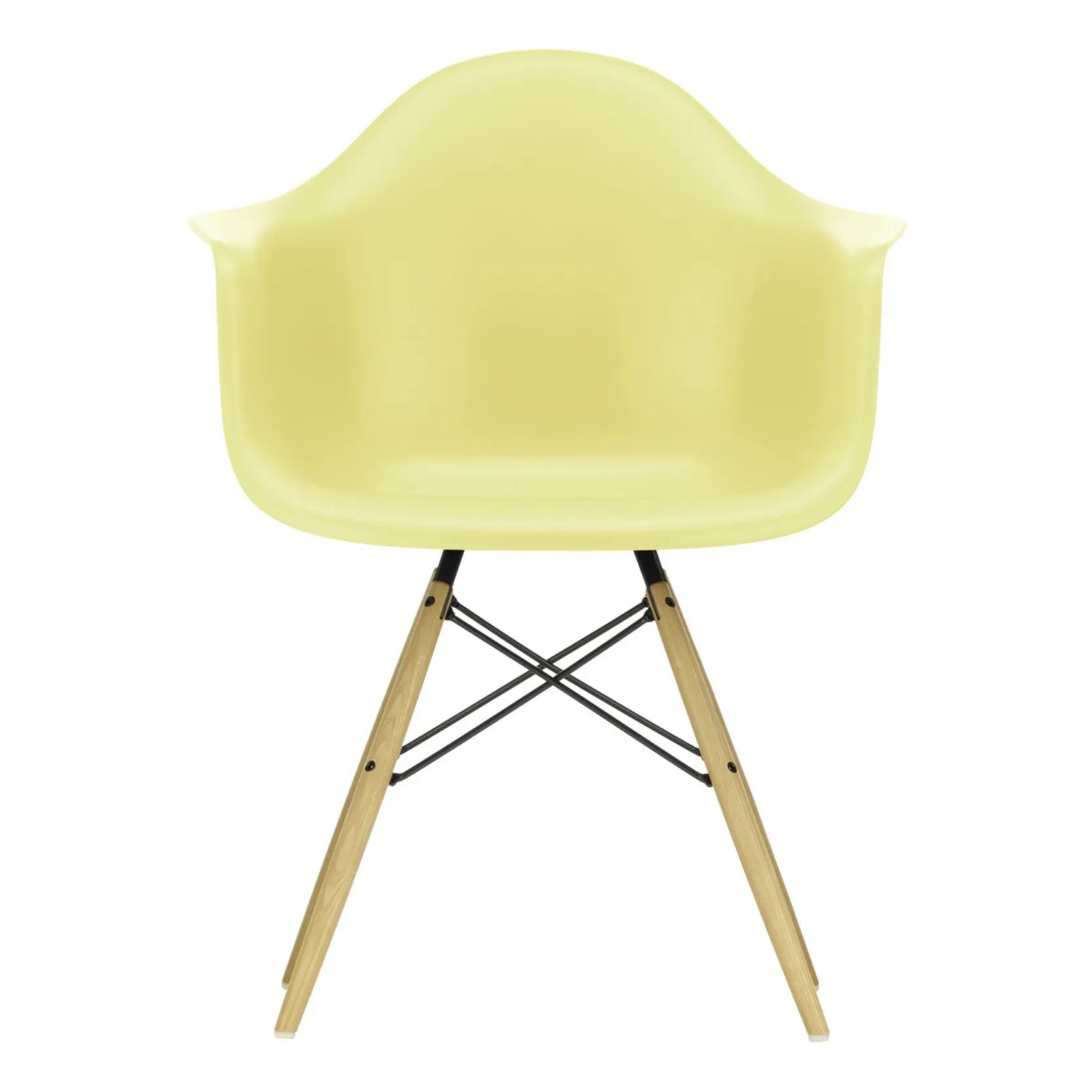 Vitra - DAW sandalye - akçaağaç taban - Charles & Ray Eames | Limon sarısı