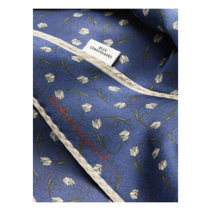 Becksöndergaard - Hearta Tulip Diamond Schal | Marineblau