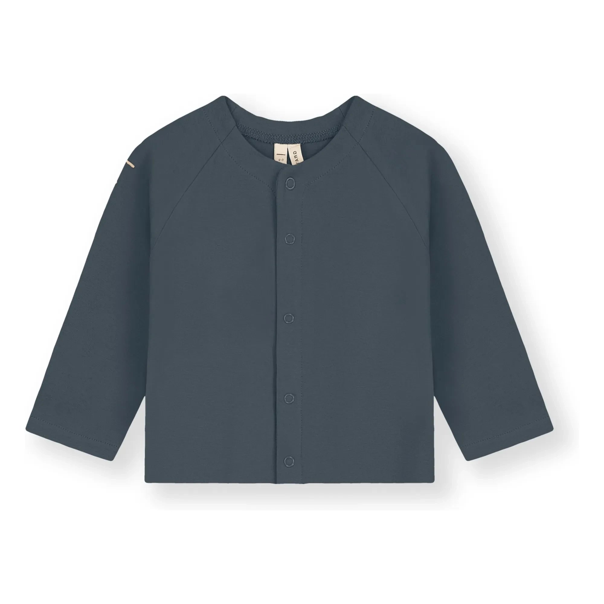 Gray Label - Organik Pamuk Mini Hırka | Gri Mavi
