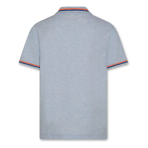 AO76 – Carter Polo-Shirt aus recycelter Baumwolle | Hellblau