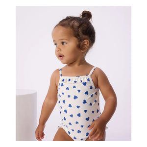 Petit Bateau - Cœurs Mayo | Beyaz