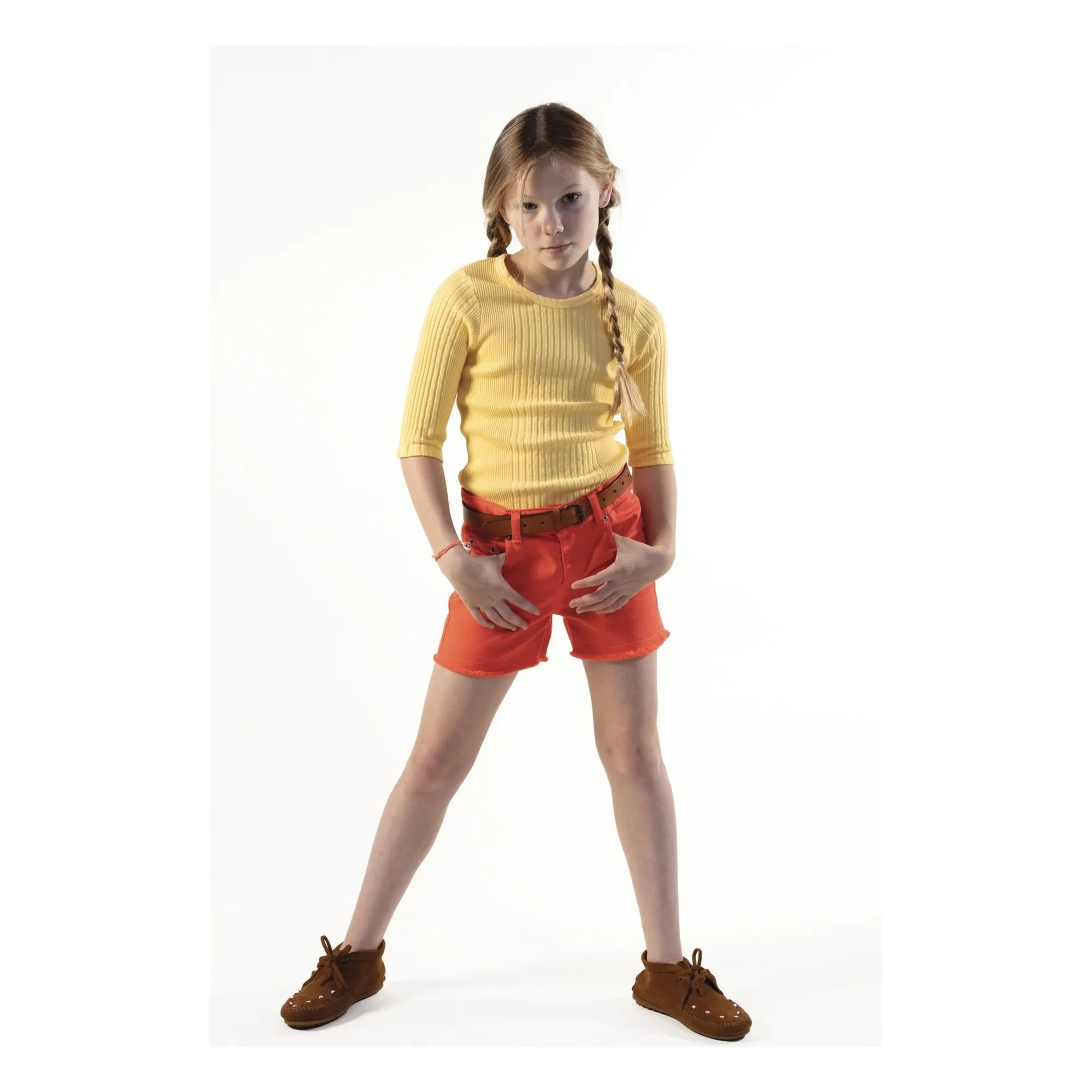 Sunchild - Puebla 3/4 Sleeve T-Shirt | Yellow