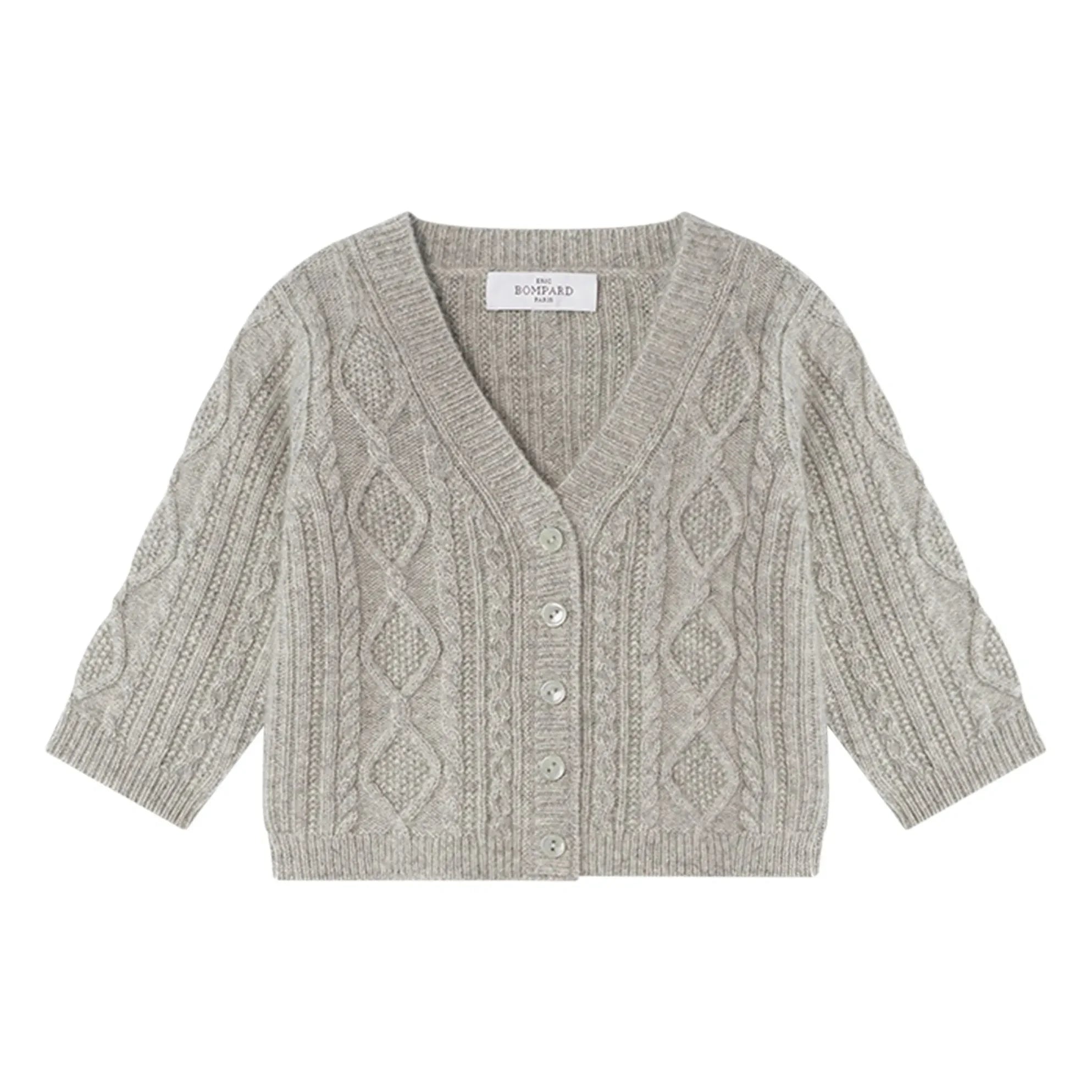 Bompard - Cashmere Knit Cardigan | Grey