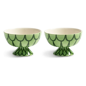 &Klevering - Sirene Kaseler - 2er Set | Grün