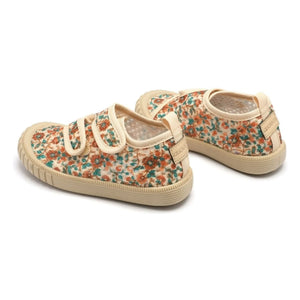 Grech & Co - Flowery Play Scratch Sneakers Recycled fibers | Ecru