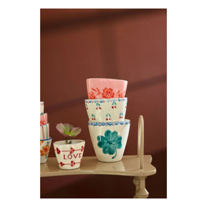 Rice - Keramiktasse Shamrock | Ecru