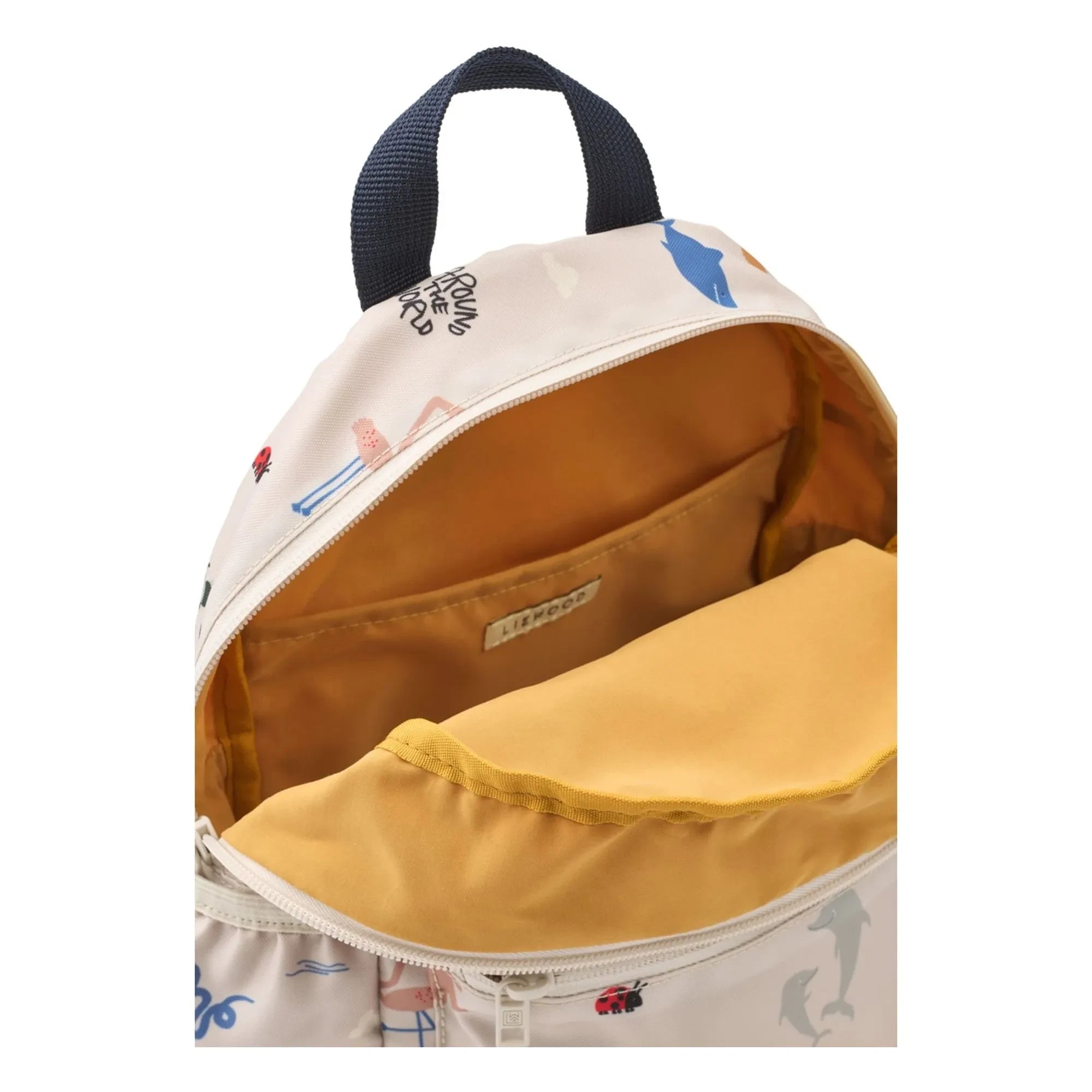 Liewood - Andreas Animal Backpack Made from Recycled Fibers | Ivory