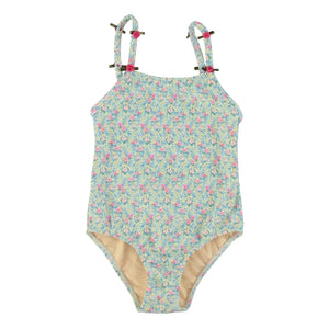 Bebe Organic - Polly Fleuri Badeanzug | Blau