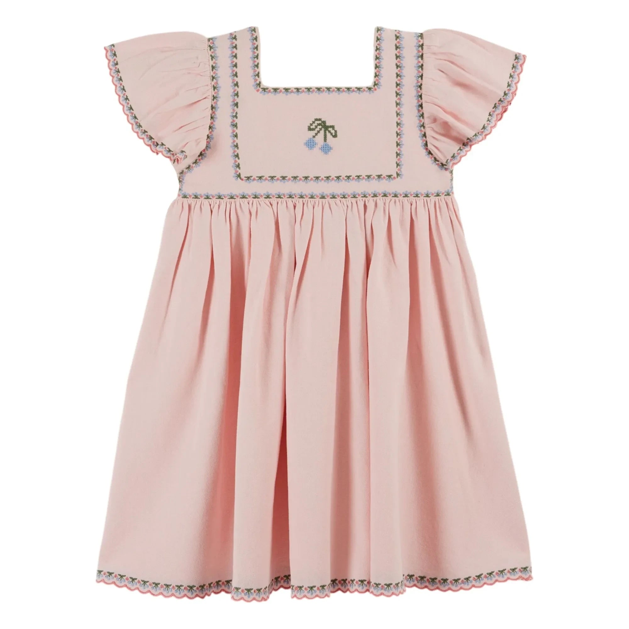 Emile et Ida - Besticktes Kleid | Hellrosa