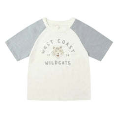 Rylee + Cru - Wildcats Raglan Tişört | Krem
