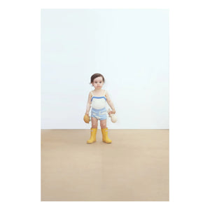 Tinycottons - Büzgülü Body Atlet | Beyaz