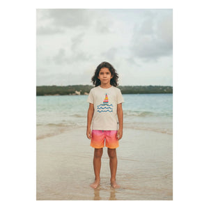 Pepita & Me - Layered Swim Shorts | Pink