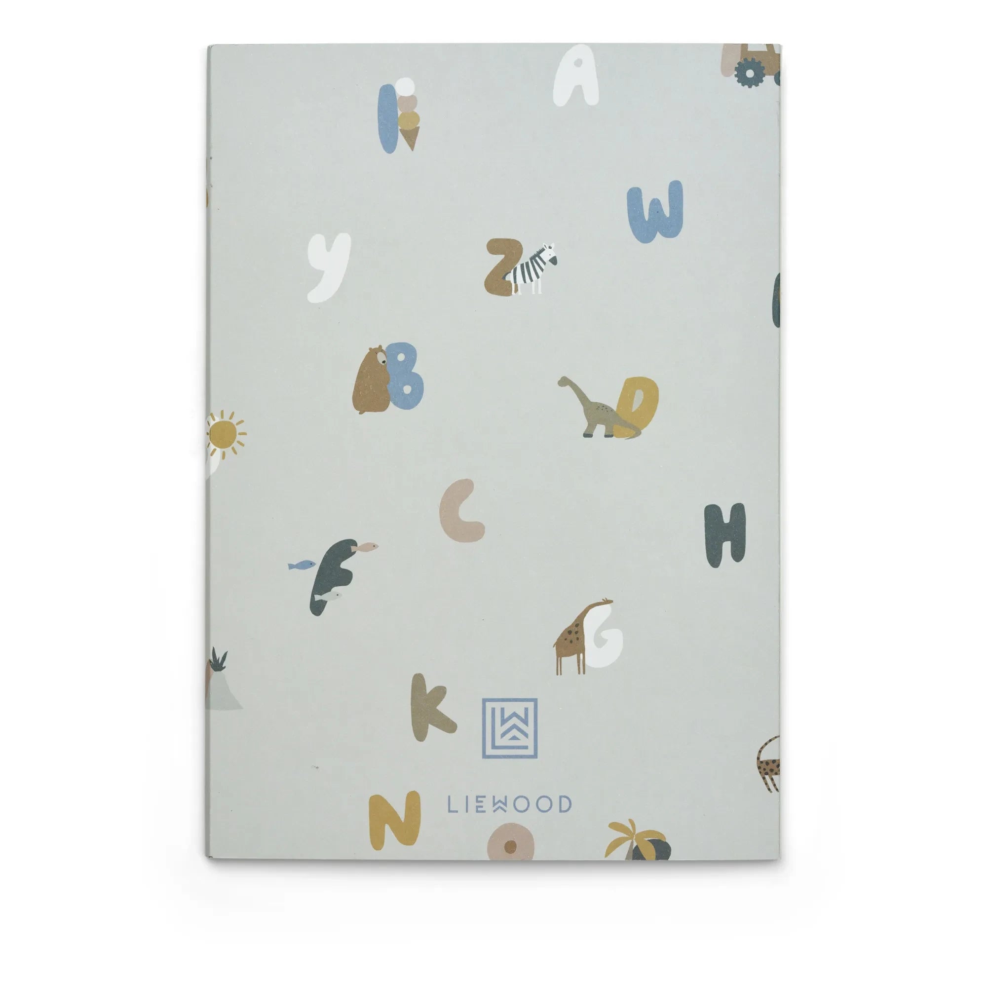 Liewood - A5 Sidney defterler - 3'lü Set | Alphabet/Stripe karışımı