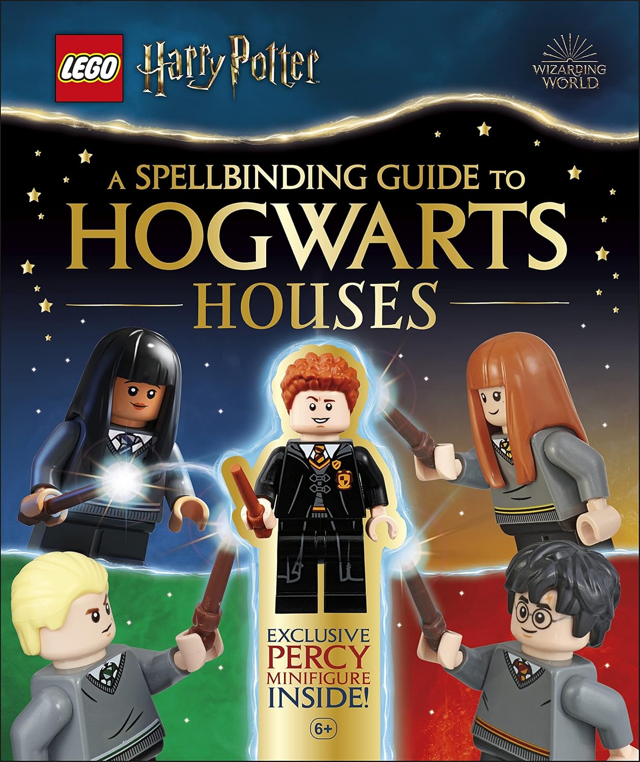 Lego - LEGO Harry Potter Casas de Hogwarts Figura Juguete con Libro de Actividades e Historias en Inglés