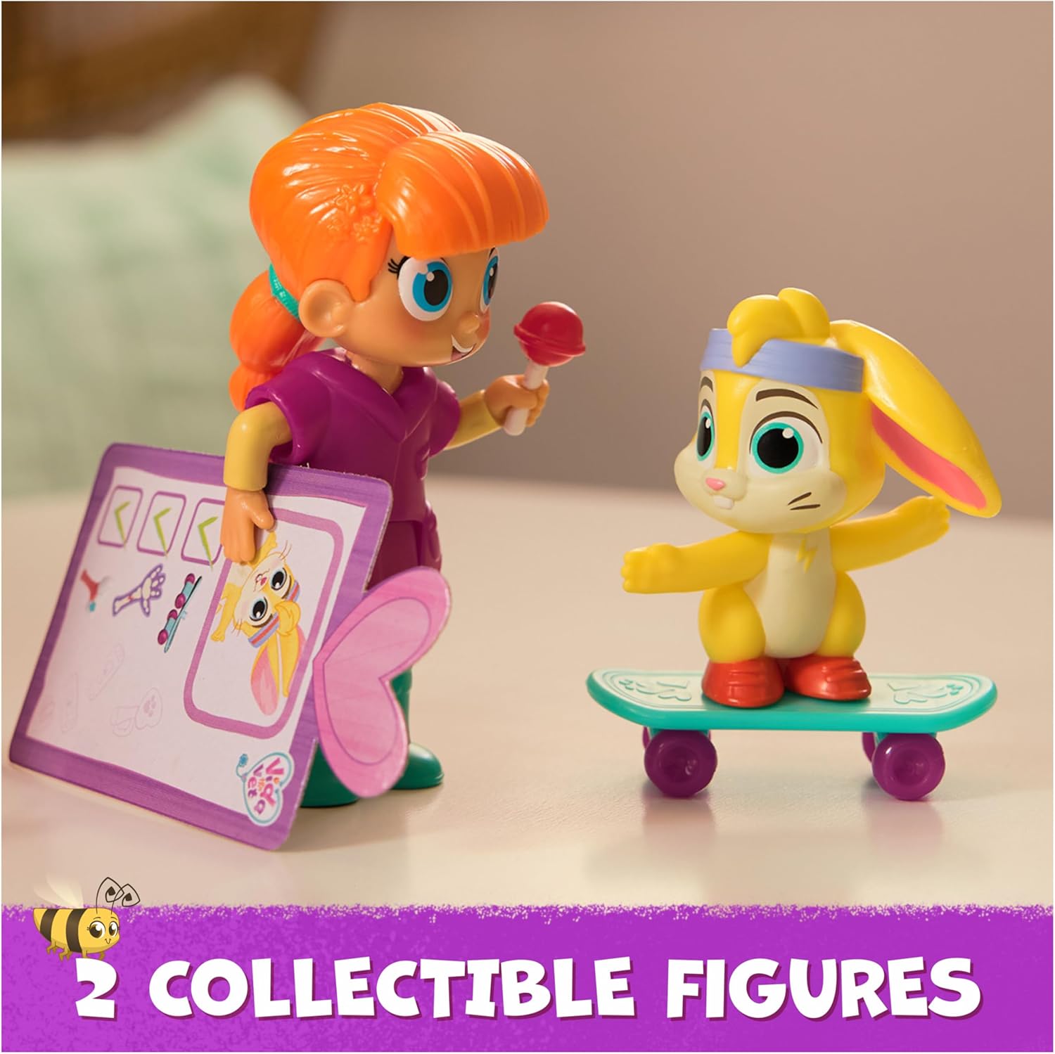 Dinossi - Vida The Vet, Zig Zag'ın Vida & Zig Zag Aksiyon Figürleri