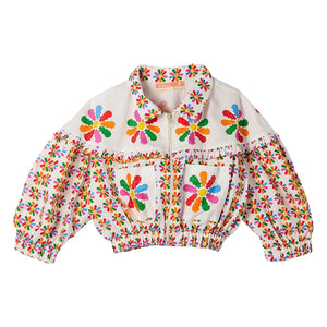 Fabula - Windmill Rüschenjacke | Weiß