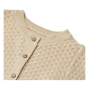 Wheat - Magnella Organic Cotton Cardigan | Beige