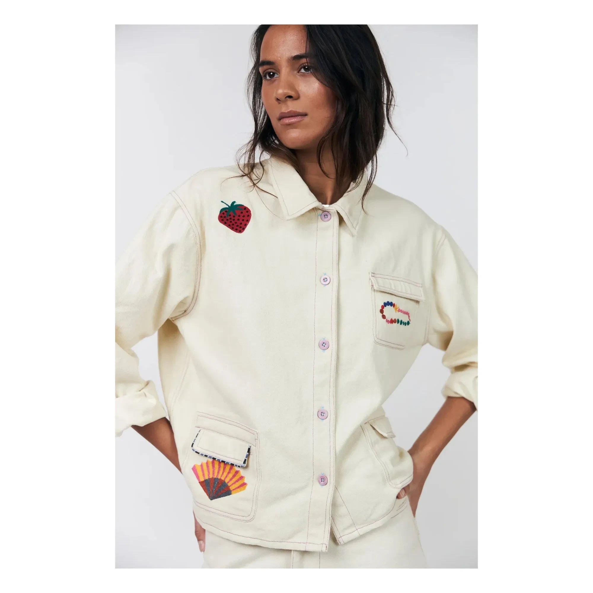 Lollys Laundry - April Baumwolljacke | Creme