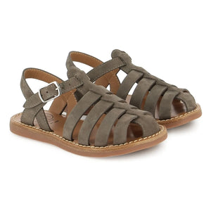 Pom d'Api - Sandaletler Beach-Stitch Dad Nubuk | Haki