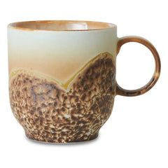 HKliving - Stone Ceramic Coffee Cup | Brown