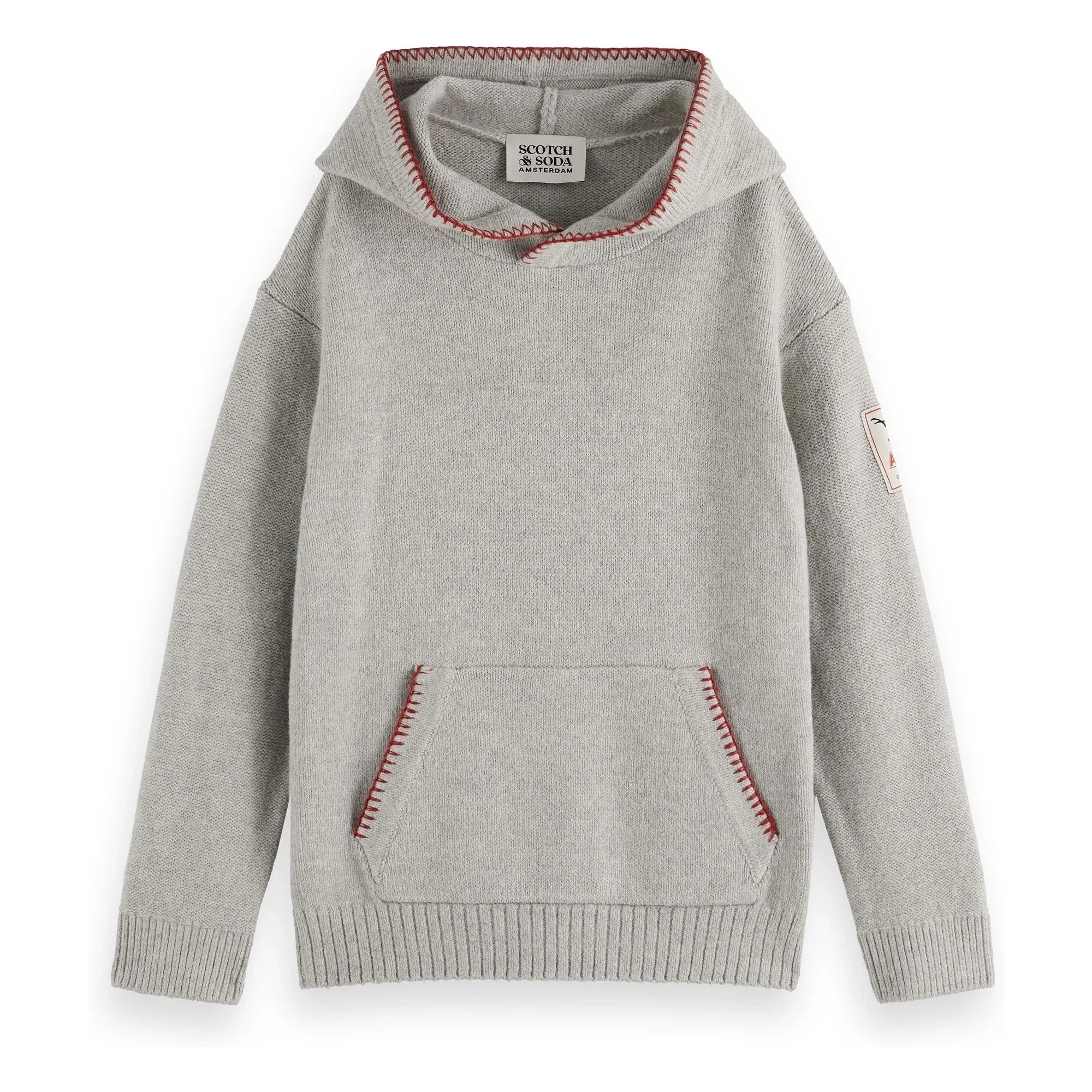 Scotch & Soda - İşlemeli Sweat Mesh | Gri