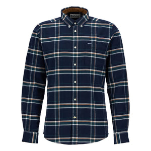 Barbour - Ronan Kareli Gömlek | Petrol Mavisi