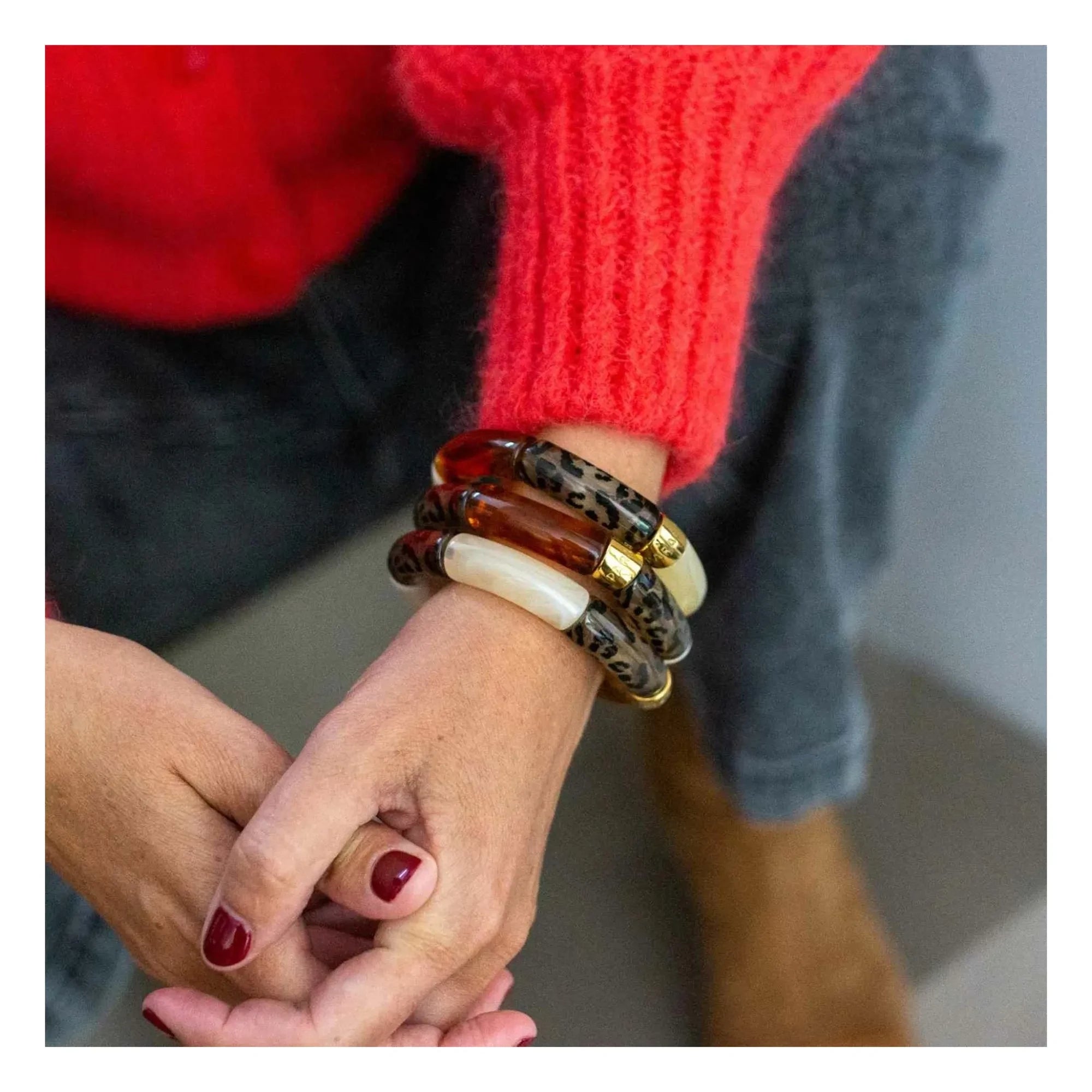 Parabaya - Feli 1 Armband | Creme