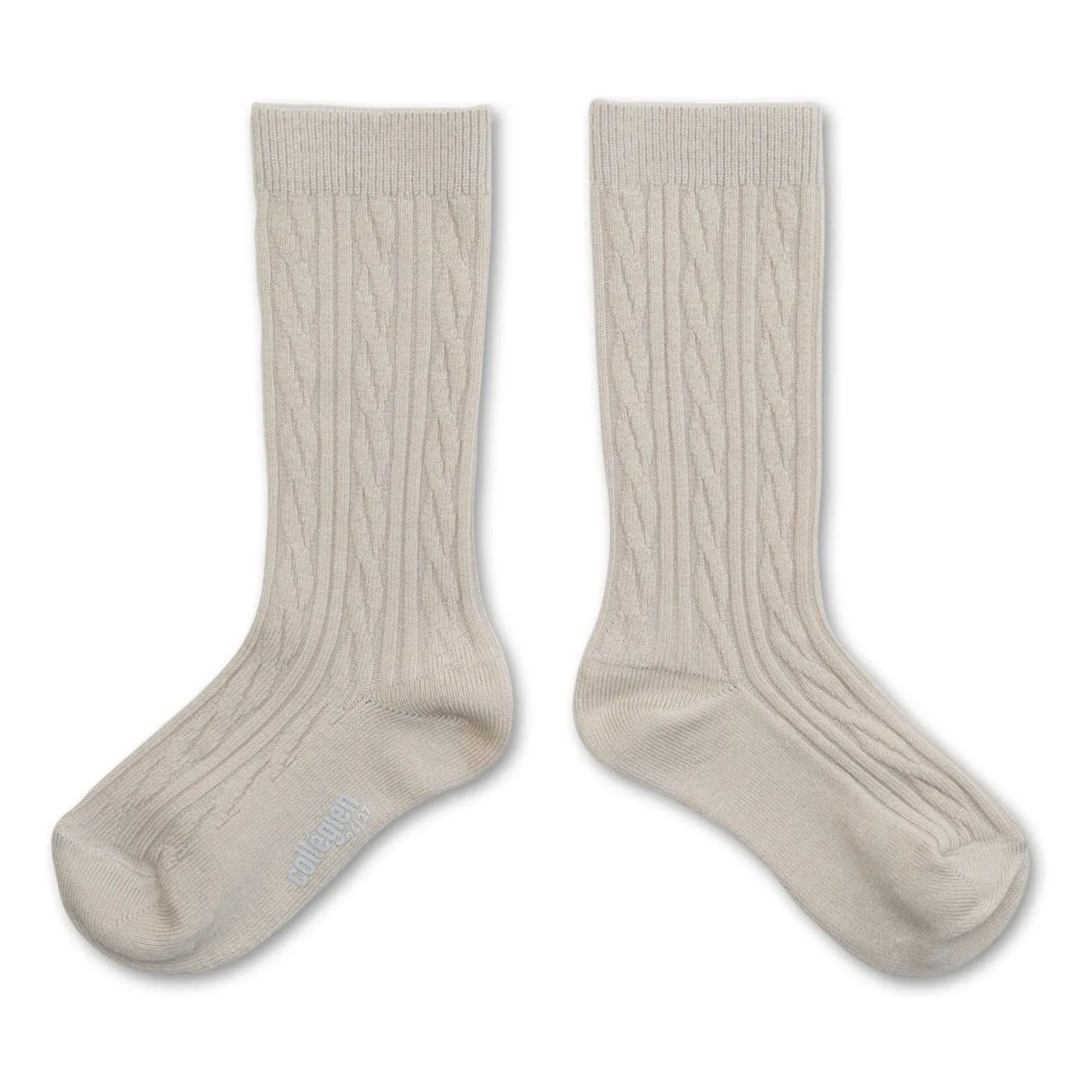 Collégien - Alix Merino Wool Knee-High Socks | Off White