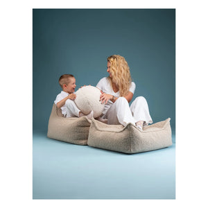 Wigiwama - Teddy Ottoman | Bej