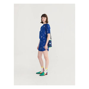 Bobo Choses – Summer Trip Shorts aus Bio-Baumwolle | Blau