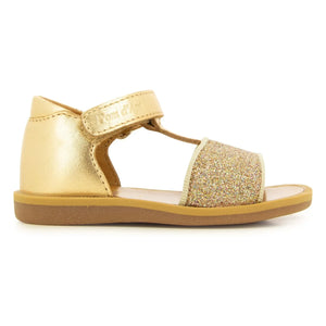 Pom d'Api - Poppy Easy Glitter sandaletler | Altın