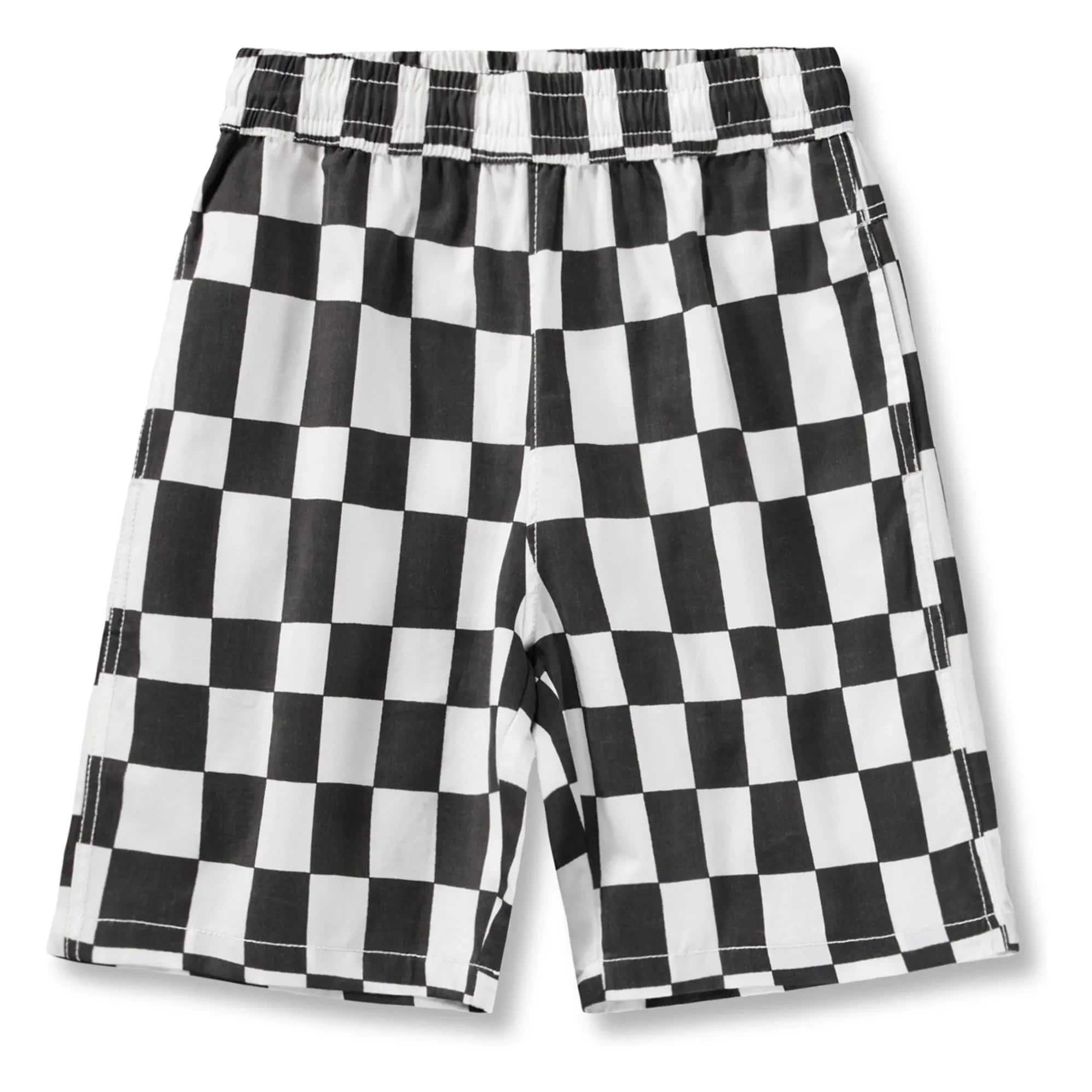 Molo - Arrow Damier Shorts aus Bio-Baumwolle | Schwarz